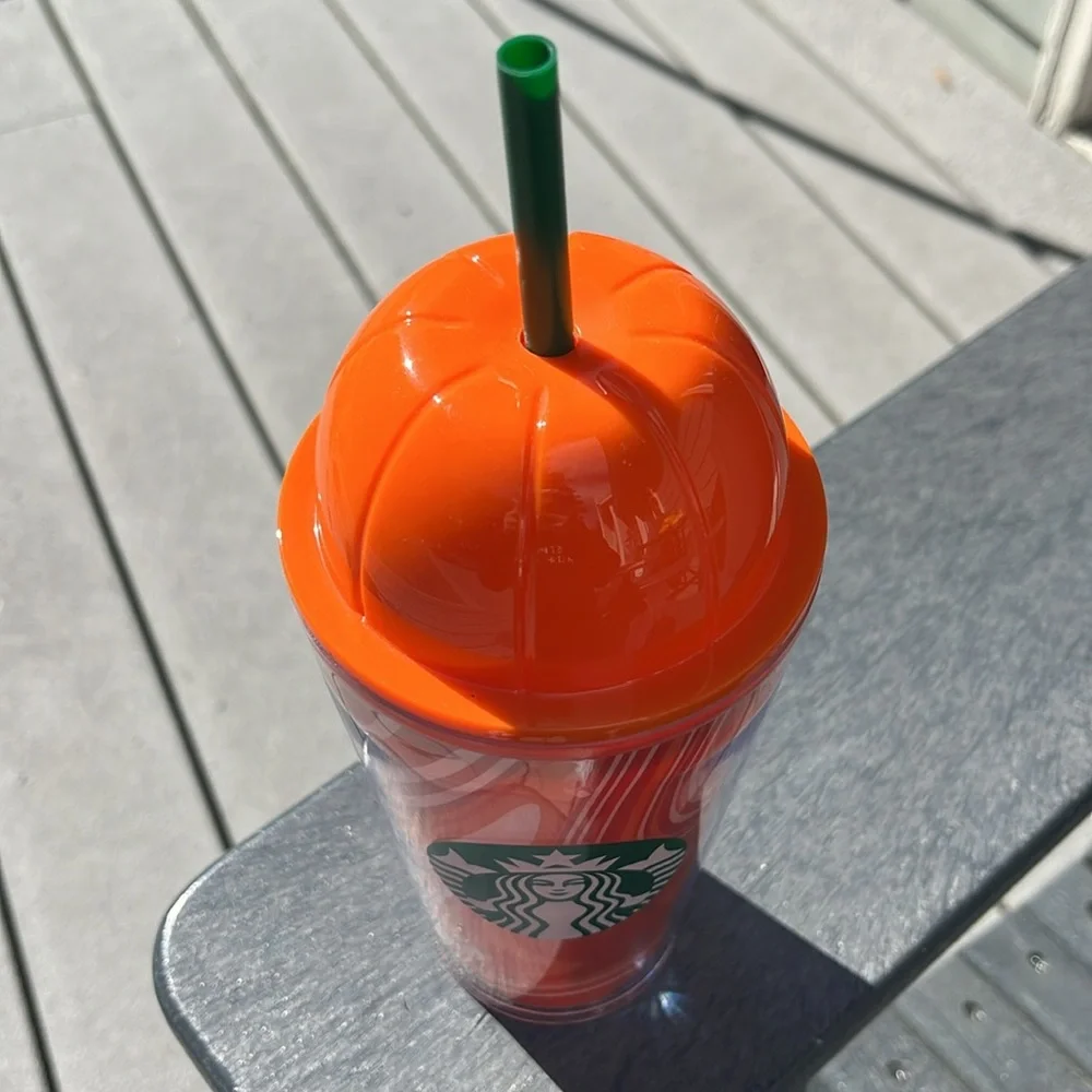 Starbucks Europe fall collection pumpkin spice latte pumpkin dome tumbler - Picture 2 of 3